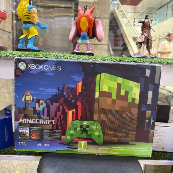 کنسول بازی xbox one s باندل ماینکرافت (درحد آک)